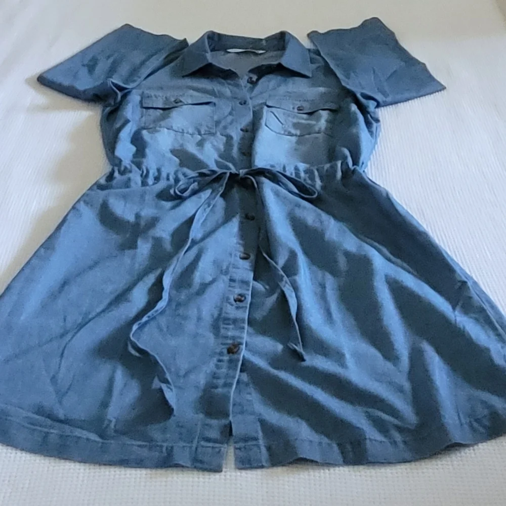 โจ๏ธHP 2Xโจ๏ธ G. Kale Button Down Lightweight Dress๐ - NWOT - Picture 14 of 15